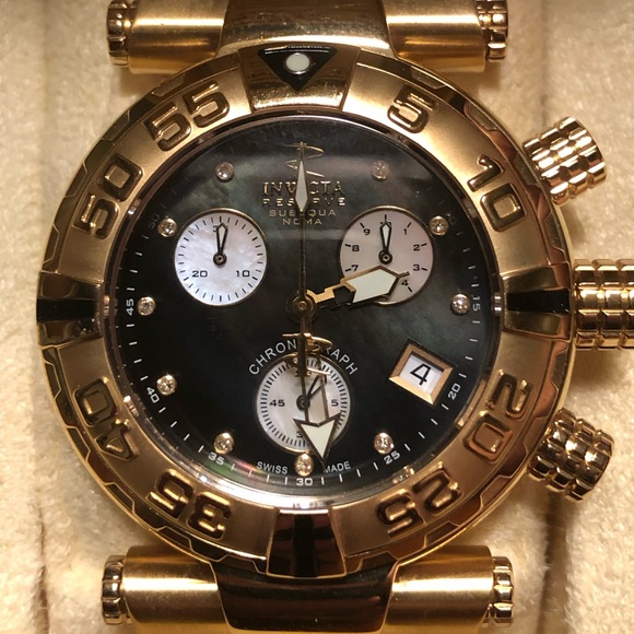 Invicta Reserve Subaqua Noma Diamond Chronograph 38 MM 4969 Watch NWOT - Picture 2 of 8